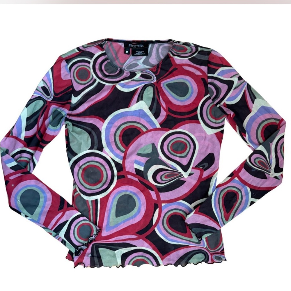 Vintage Y2K Et Cetera Mesh Top